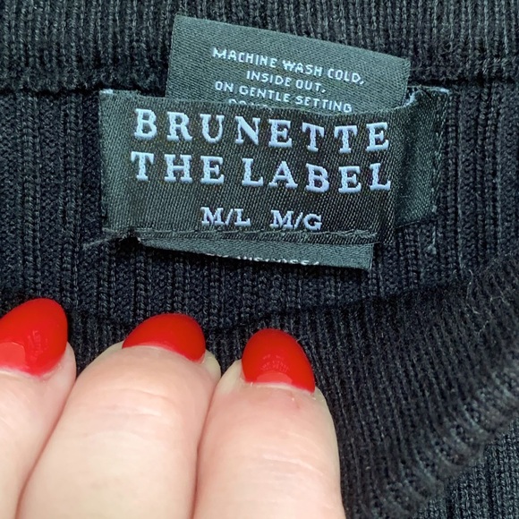 Brunette The Label BTL ribbed heavy knit pants - Picture 4 of 5